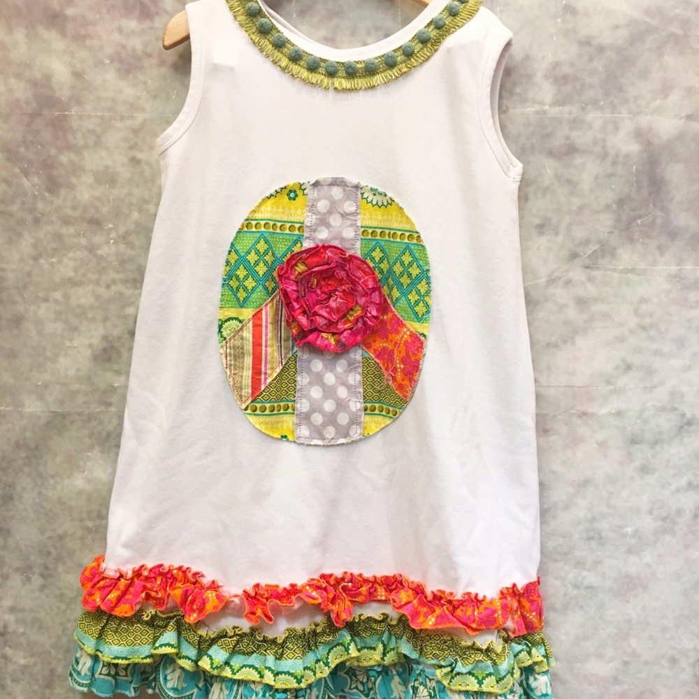 La Jenns 6x Easter Egg Dress Ruffle